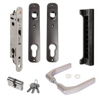 FORTYSET-40P-JP полный комплект с замком и ответной планкой для ворот и калиток