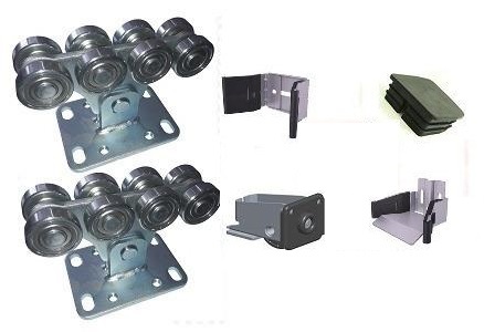 Комплект для откатных ворот SG.01.002 AL (без балки и SGN.01.718)