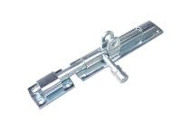 062100 Засов горизонтальный под навесной замок, с ответной скобой, шток 12мм, площадка 30х100мм