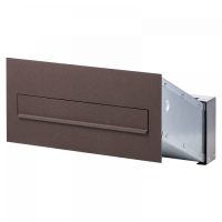 65.331 ящик почтовый встраиваемый. Цвет коричневый металлик