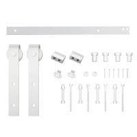 12 Классика Белая. Система для амбарных дверей