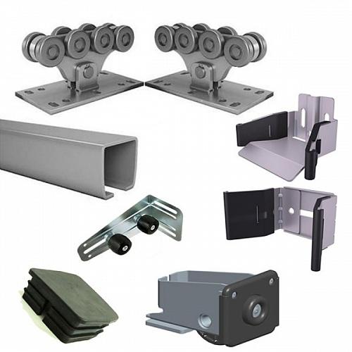 Комплект для откатных ворот SG.01.001 AL (до 450 кг, 6м балка ЦИНК) Alutech