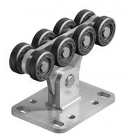 SGN.01.100 Опора роликовая (полимерные ролики) Alutech