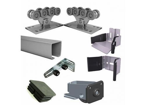Комплект для откатных ворот SG.02.001 AL (до 700 кг, 6м балка) Alutech