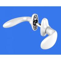 1028.00.310 Нажимной гарнитур STUBLINA малый , для огранич. доступа, без планки, белый