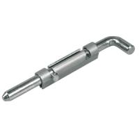 067200А Засов вертикальный для распашных ворот 200 мм., круглый шток 16 мм.