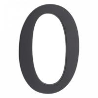 64.150 Цифра алюминиевая **0**. Цвет графит