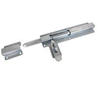 CX35A Засов воротный горизонтальный под навесной замок 140х12 мм. Оцинкованный