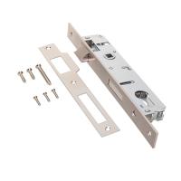 15330000021: Замок врезной 153 A:30мм, никель, с ответной планкой, станд. упак. KALE