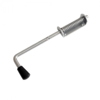 ЗД-12. Засов вертикальный пружинный ЦИНК. 300мм, площадка 110х40мм, ход штока 100мм, диаметр штока 14мм.