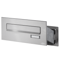 65.306 ящик почтовый уличный встраиваемый. INOX.