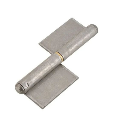 240DX.120 Итальянская петля приварная для ворот и калитки. 20х136 с пластинами, Правая