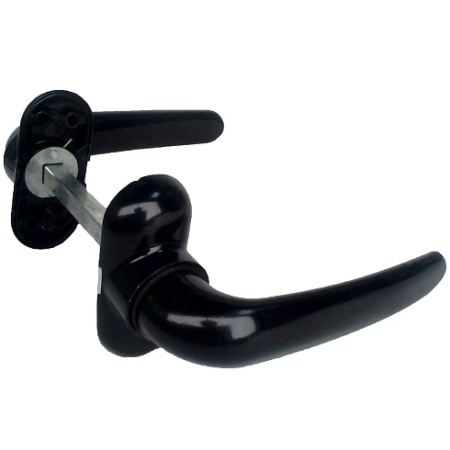 1032.00.312 Нажимной гарнитур малый, без планки, коричневый, страна происх. Сербия (8019 ручка/ручка)