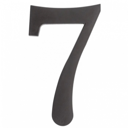 64.137 Цифра пластиковая **7**. Цвет черный