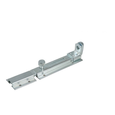 284.130 Засов горизонтальный с плоским штоком под навесной замок 130 мм.