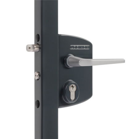 LAKQ3030U2L7016VSZM Большой накладной декоративный замок под квадратный профиль