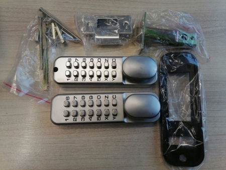 OS20S Двусторонний механический кодовый замок с овальной ручкой и защелкой