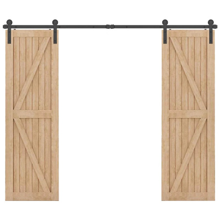 6DBL3 Смарт двойная. Система для двух раздвижных дверей. Трек три метра.