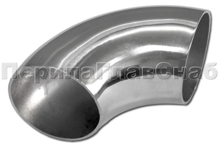 Отвод поручня под сварку для д38,1х1.45мм, полированный 400GRID