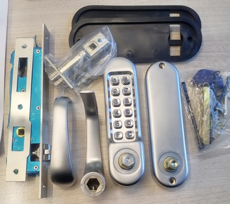 OSB525 Односторонний механический кодовый замок. Серебро