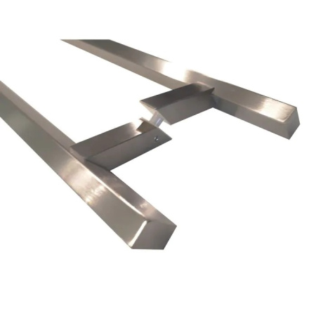 N64.PDP451000.4US Двусторонняя ручка, прямоугольная, 45°, 20x40x1000 мм (AISI 304, универсальная, матовая) POSTAL