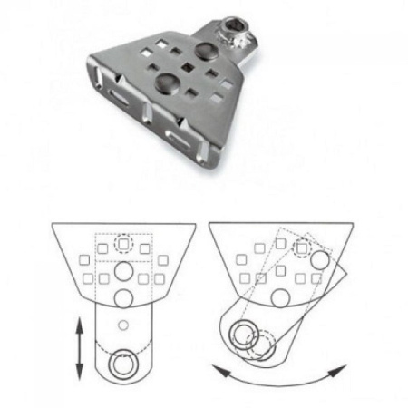 PLA15 Передний регулируемый кронштейн Nice