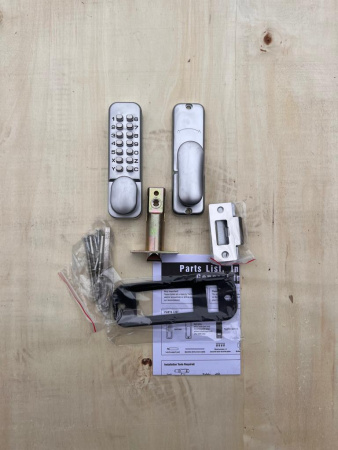 OS20B Односторонний механический кодовый замок. Серебро