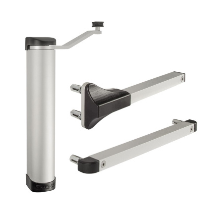 LION-ZILV компактный доводчик для любой ситуации. Цвет серебристый