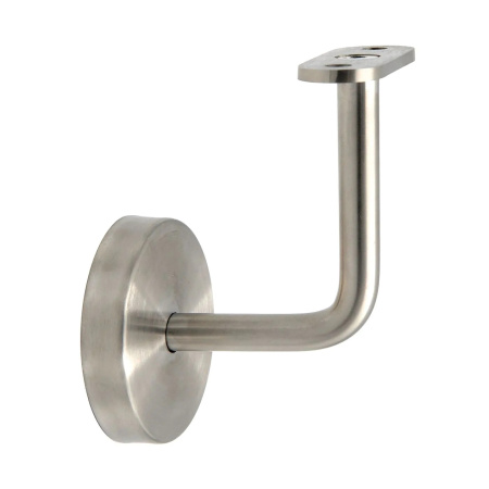 N05.0106.4XS Крепление плоского поручня к стене, диаметр 70/12 мм, 3 крепежных отверстия, AISI 304, сатин