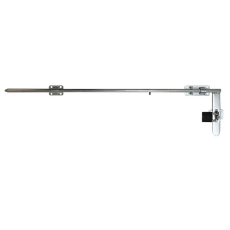 64.065.01 Вертикальный засов 800 мм, круглый шток 14 мм, под замок POSTAL