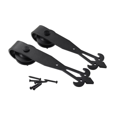 HM2013 HANGER15 (Пуаро) Тележка для амбарного механизма (2 шт.) с комплектом крепления.