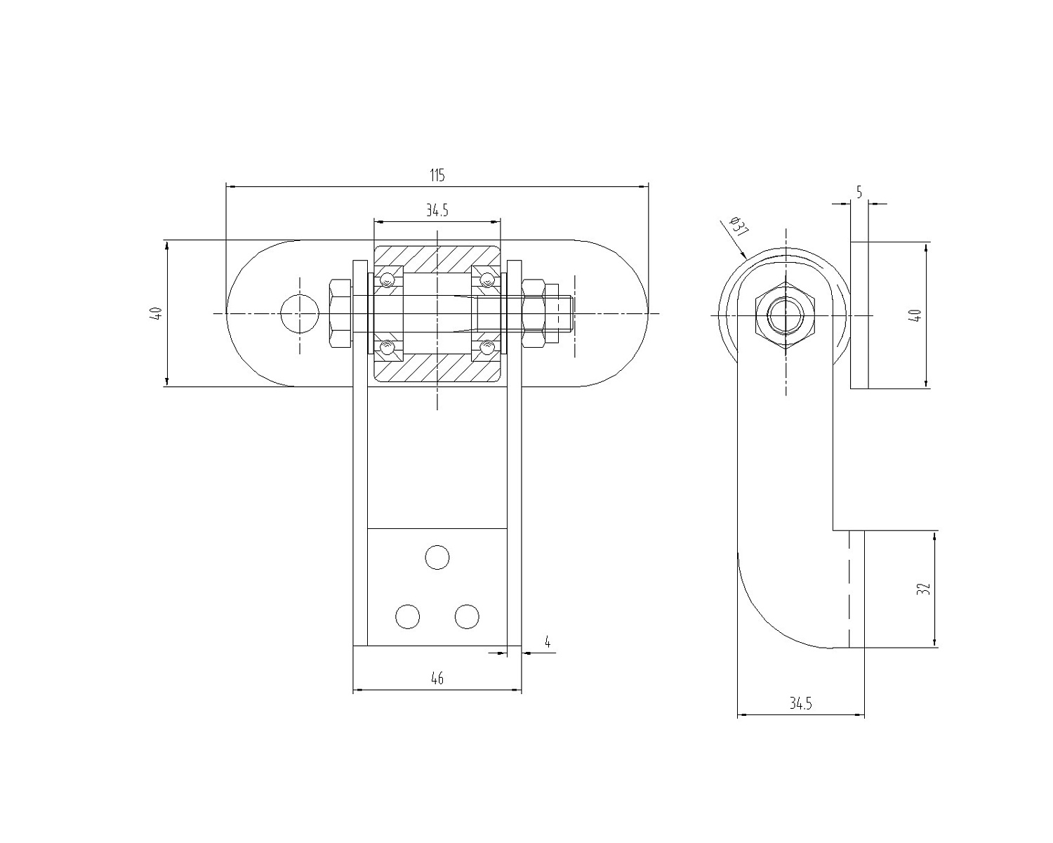 JL129A петля прикручиваемая для открытия на 180 градусов усиленная